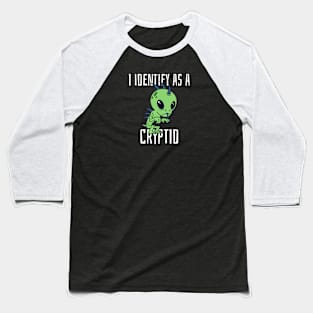 I identify as a Cryptid (Chupacabra) Baseball T-Shirt